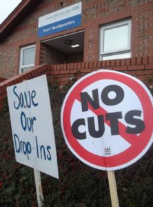 protest Prestwich Jan  2013